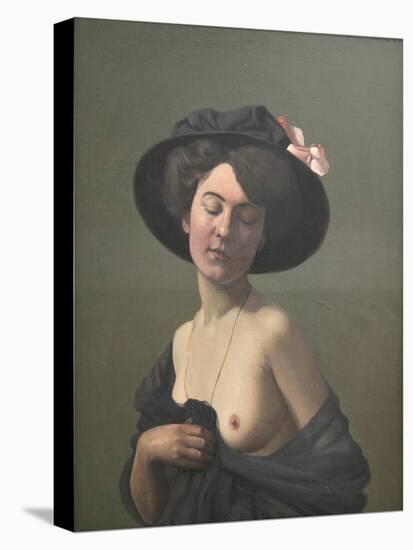 Young Woman in a Black Hat, 1908-Félix Vallotton-Premier Image Canvas
