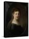 Young Woman in Fantasy Costume, 1633-Rembrandt van Rijn-Premier Image Canvas