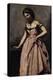 Young Woman in Pink Dress-Jean-Baptiste-Camille Corot-Premier Image Canvas