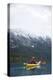 Young Woman Kayaking on Chilko Lake in British Columbia, Canada-Justin Bailie-Premier Image Canvas