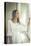 Young Woman Wearing White Dress-Sabine Rosch-Premier Image Canvas