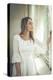 Young Woman Wearing White Dress-Sabine Rosch-Premier Image Canvas