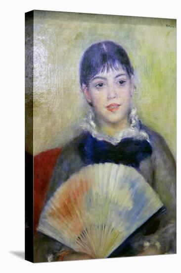 Young Woman with a Fan, 1880-Pierre-Auguste Renoir-Premier Image Canvas