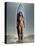 Young Woman with a Surfboard-Ben Welsh-Premier Image Canvas