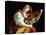 Young Woman with a Violin, c.1612-Orazio Gentileschi-Premier Image Canvas