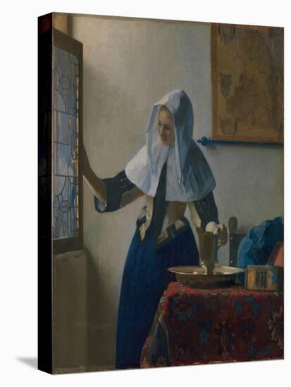 Young Woman with a Water Jug, c.1662-Johannes Vermeer-Premier Image Canvas