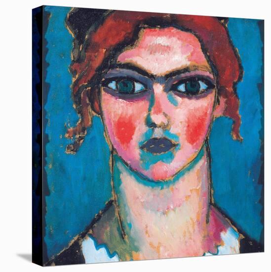 Young Woman with Green Eyes, C.1910-Alexej Von Jawlensky-Premier Image Canvas