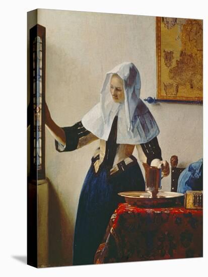 Young Woman with Jug of Water at the Window, about 1663-Johannes Vermeer-Premier Image Canvas