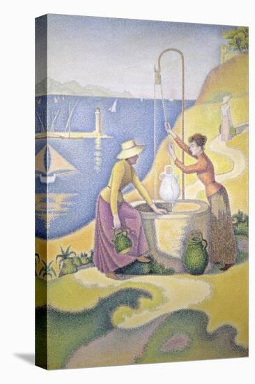 Young Women of Provence at the Well, 1892-Paul Signac-Premier Image Canvas