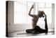 Young Yogi Woman Practicing Yoga Concept, Doing One Legged King Pigeon Exercise, Eka Pada Rajakapot-fizkes-Premier Image Canvas