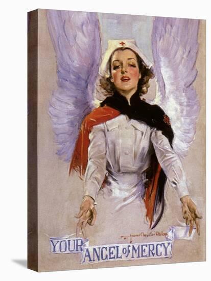 Your Angel of Mercy, c.1917-Howard Chandler Christy-Premier Image Canvas