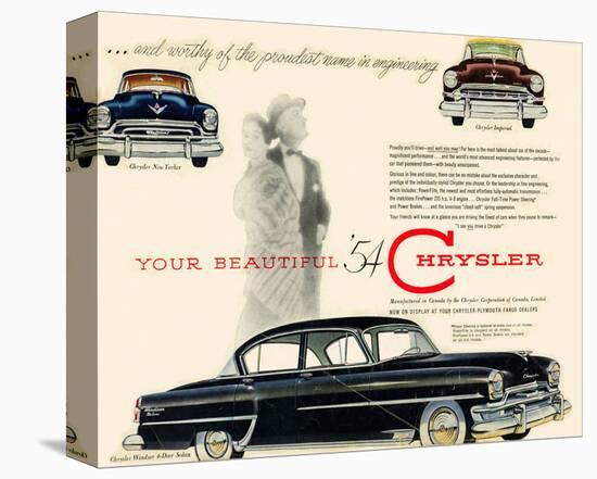 Your Beautiful '54 Chrysler-null-Stretched Canvas