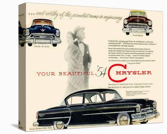 Your Beautiful '54 Chrysler-null-Stretched Canvas