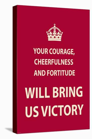 Your Courage-The Vintage Collection-Stretched Canvas