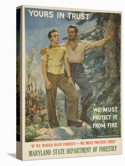 Yours in Trust Poster-James Montgomery Flagg-Premier Image Canvas