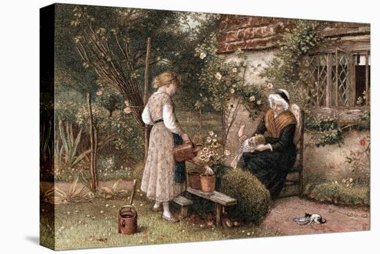 Youth and Age, 1866-Myles Birket Foster-Premier Image Canvas