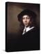 Youth in a Black Cap, 1666-Rembrandt van Rijn-Premier Image Canvas