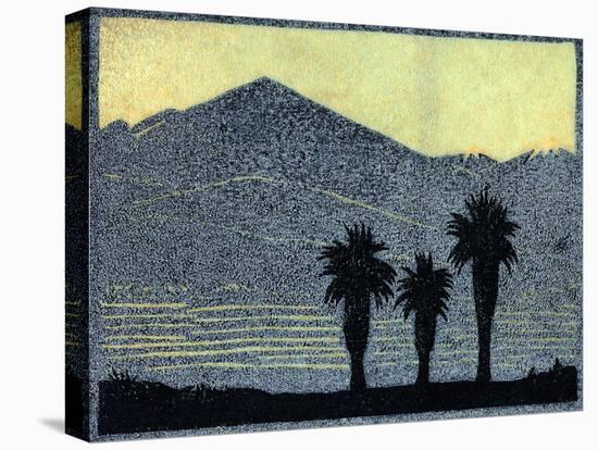 Yuccas In Silhouette-Frank Redlinger-Stretched Canvas