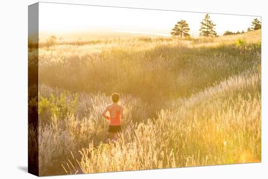 Yuki Tsuji, Morning Trail Run In Chautauqua Park - Home To The Flatirons Of Boulder, Colorado-Dan Holz-Premier Image Canvas