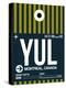 YUL Montreal Luggage Tag 1-NaxArt-Stretched Canvas