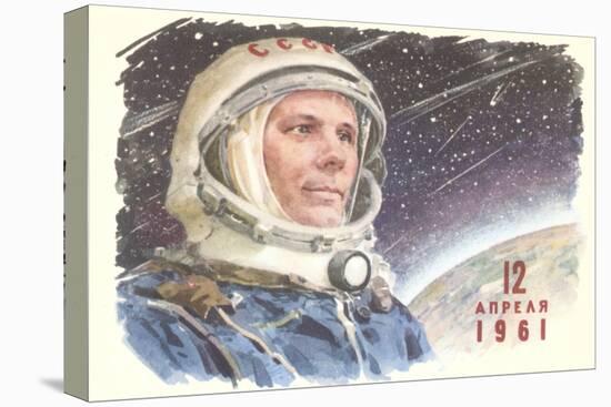 Yuri Gagarin in Cosmonaut Outfit-null-Stretched Canvas