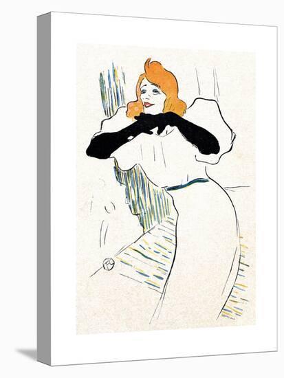 Yvette Guilbert, Lautrec-Henri de Toulouse-Lautrec-Premier Image Canvas