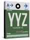 YYZ Toronto Luggage Tag 1-NaxArt-Stretched Canvas