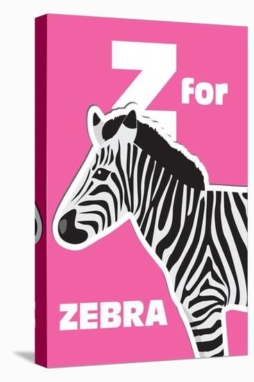 Z for the Zebra, an Animal Alphabet for the Kids-Elizabeta Lexa-Stretched Canvas