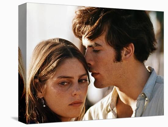 Zabriskie Point by Michelangelo Antonioni with Mark Frechette, Daria Halpr 1970 (photo)-null-Stretched Canvas