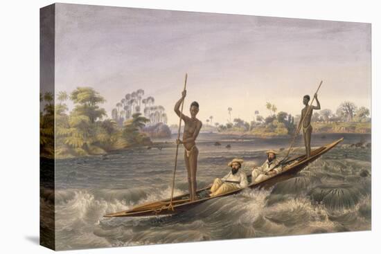 Zanjueelah, the Boatman of the Rapids, from 'The Victoria Falls, Zambesi River', Pub. 1865-Thomas Baines-Premier Image Canvas