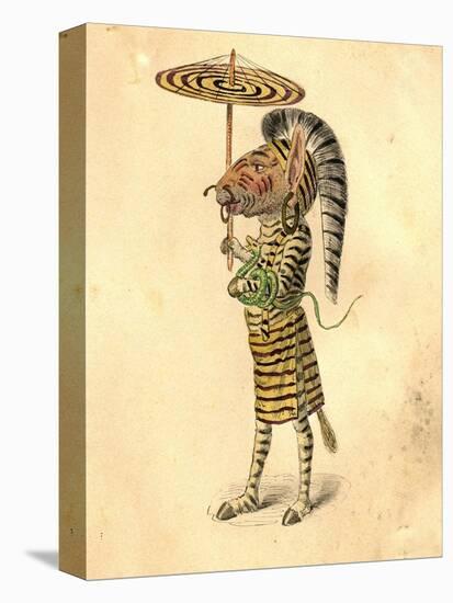 Zebra 1873 'Missing Links' Parade Costume Design-Charles Briton-Premier Image Canvas