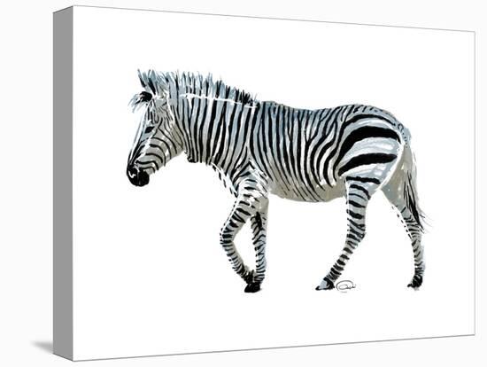 Zebra Blues-OnRei-Stretched Canvas