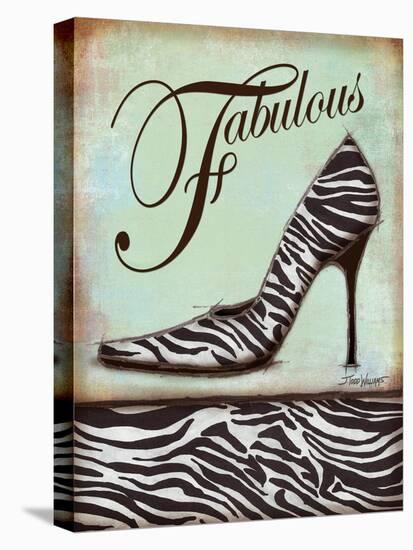 Zebra Shoe-Todd Williams-Stretched Canvas