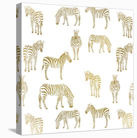 Zebra Zebra-Kimberly Allen-Stretched Canvas