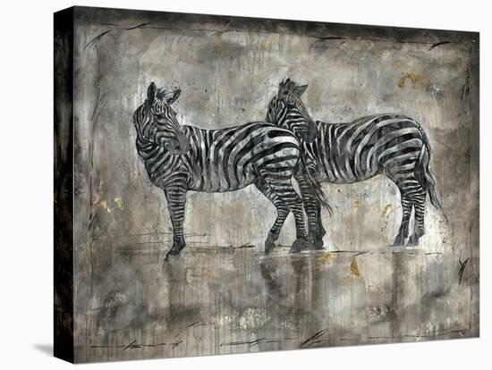 Zebras-Marta Wiley-Stretched Canvas