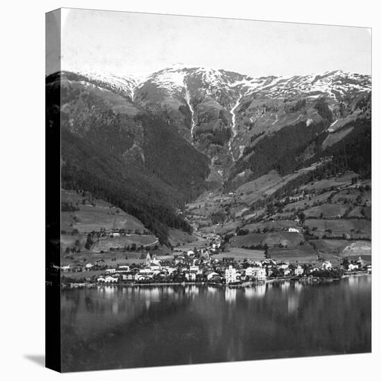 Zell Am See and Mount Schmittenhöhe, Salzburg, Austria, C1900s-Wurthle & Sons-Premier Image Canvas