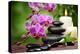 Zen Basalt Stones and Bamboo on the Wood-scorpp-Premier Image Canvas