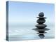 Zen Stones In Water-f9photos-Premier Image Canvas