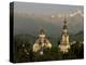 Zenkov Cathedral and Tien Shan Mountains, Almaty, Kazakhstan, Central Asia-Upperhall-Premier Image Canvas
