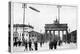 Zeppelin Airship Passing over Brandenburg Gate, Berlin, First World War, 1914-null-Premier Image Canvas