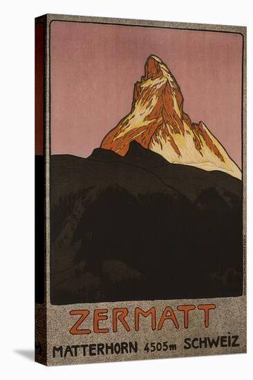 Zermatt, 1908-Emil Cardinaux-Premier Image Canvas