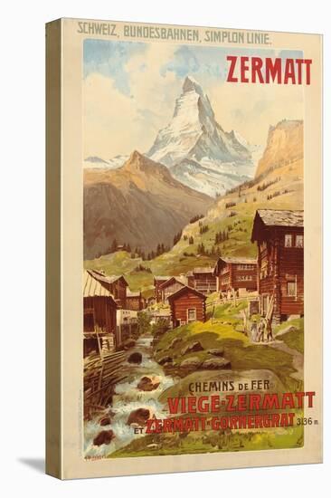 Zermatt, c.1900-Anton Reckziegel-Premier Image Canvas