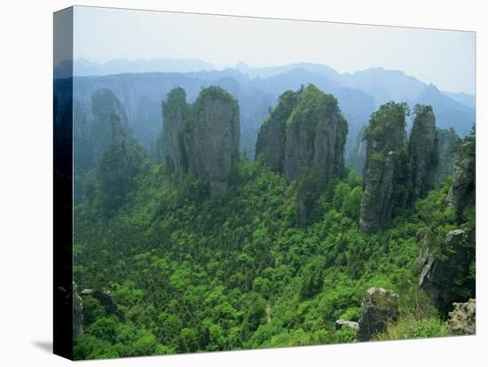 Zhangjiajie Forest Park in Wulingyuan Scenic Area in Hunan Province, China-Robert Francis-Premier Image Canvas