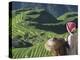 Zhuang Girl with Rice Terraces, China-Keren Su-Premier Image Canvas