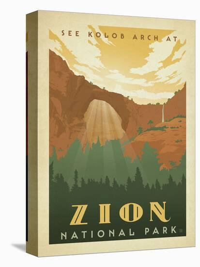 Zion National Park-Anderson Design Group-Stretched Canvas