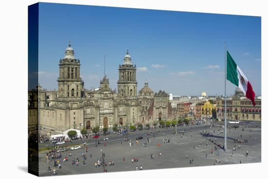 Zocalo in Mexico City-dubassy-Premier Image Canvas