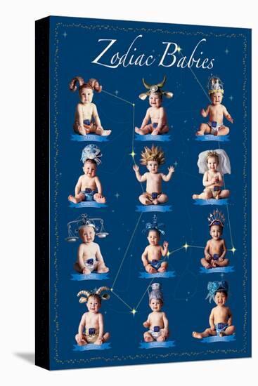 Zodiac Babies-Tom Arma-Stretched Canvas