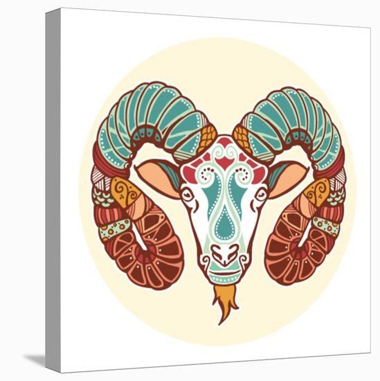 Zodiac Signs - Aries-krasstin-Stretched Canvas