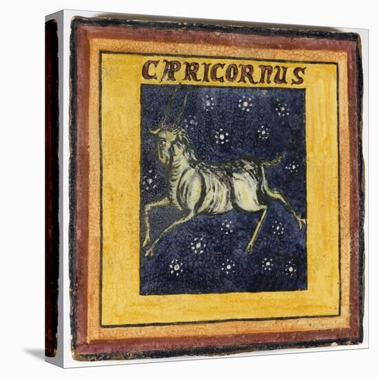 Zodiac Tile / Capricorn-null-Stretched Canvas