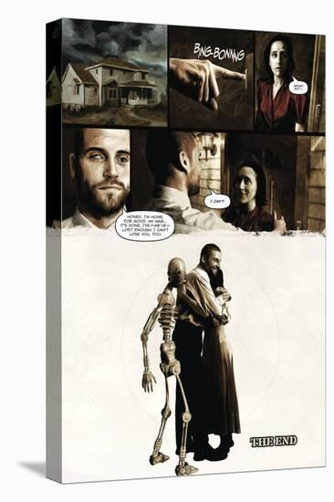 Zombies vs. Robots - Comic Page with Panels-Menton Matthews III-Stretched Canvas